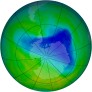 Antarctic Ozone 1993-11-25